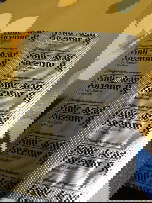 FOCERON FOLIC ACID 5mg twice a day?