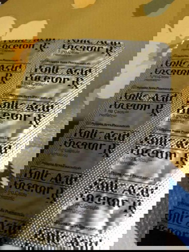 FOCERON FOLIC ACID 5mg twice a day?