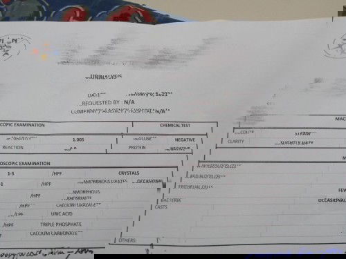 Normal po ba urinalysis test ko. 1st time ksi