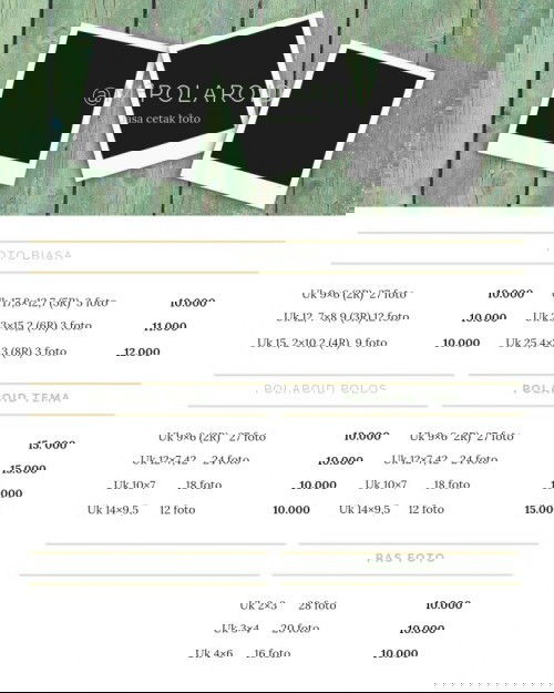 Foto polaroid murmer