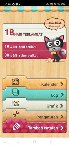 Telat semoga positif