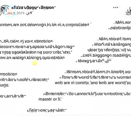 Complicated relationship - Two years ago I posted this on my Facebook account.