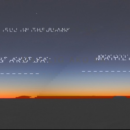 Fill in the Blank ☺️