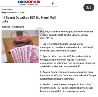 bantuan untuk ibu hamil
