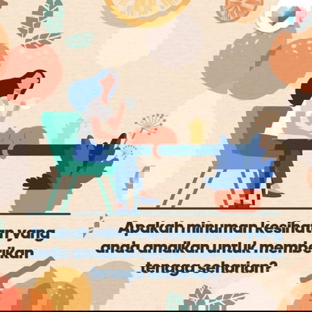 Minuman kesihatan apa yang anda amalkan?