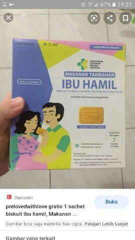 Belum pernah dapet biskuit ibu hamil 😔
