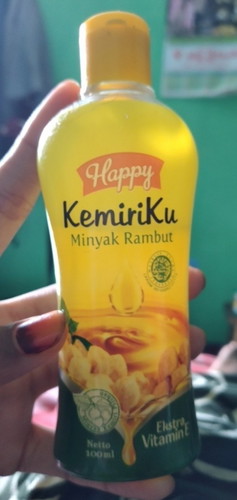 menelan minyak rambut kemiriku