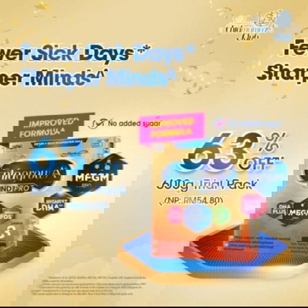 Dapat 63%* diskaun hari ini untuk 600g Susu Enfagrow A+ MindPro 600g!