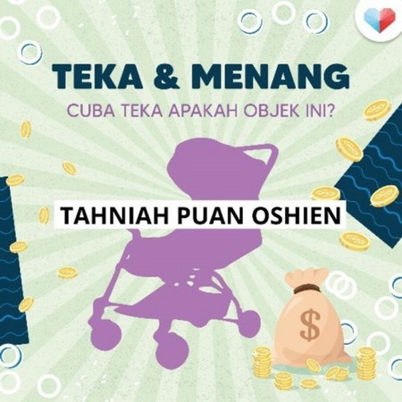 Tahniah kepada pemenang permainan Teka & Menang!