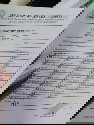 LABORATORY TEST