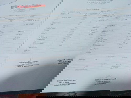 Pa check if wala na po akong uti or meron pa din