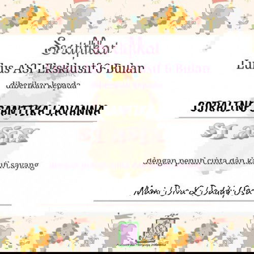 Lulus S1 Asix & Mulai Mpasi