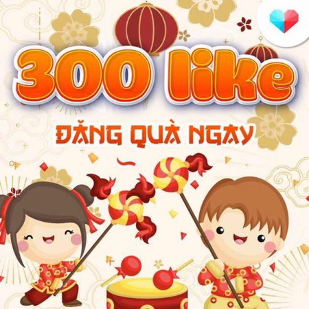 300 like đăng quà tháng 1 ngay