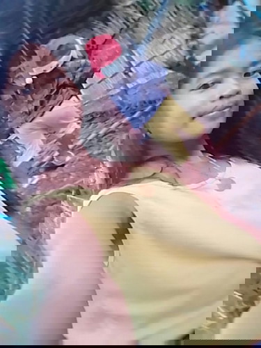 I see the baby boy or girl in my stomach