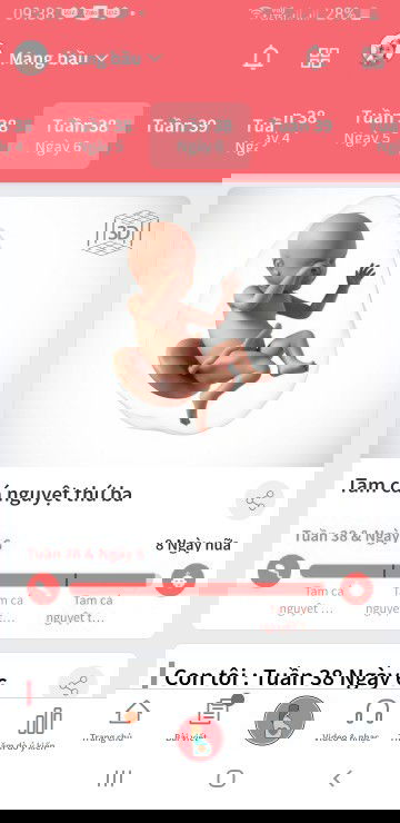 Em cũng muốn gặp con quá rồi