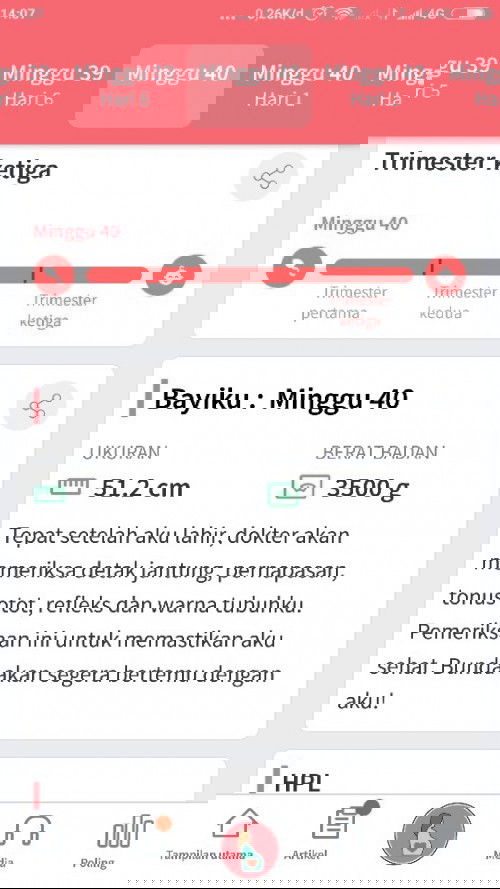 Sudah masuk HPL, adek masih anteng