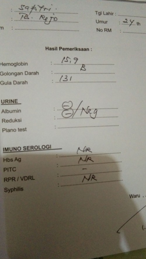 Tes lab Hepatitis Dan HIV