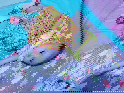 Sudah 3 bulan aja ya kamuuu sayang ...dulu lahir di 35 week