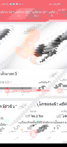 แต่ขนาดหน้าท้องเรา มันแค่30ซม.เองค่ะ กังวลมากๆ น้ำหนักน้อง 2100กว่าๆ