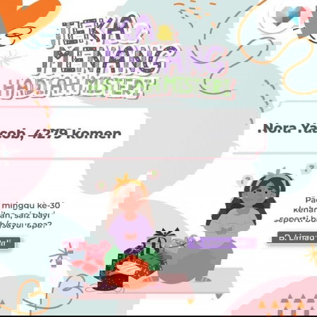Tahniah kepada pemenang Teka & Menang Hadiah Misteri!