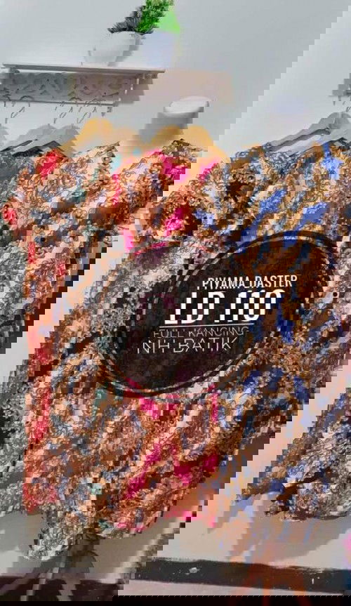 Piyama daster motif sultan busui friendly