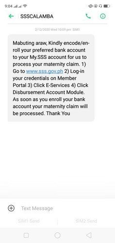 Sss maternity benefits