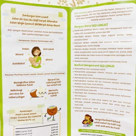 Review VCO (Virgin Coconut Oil) Concos