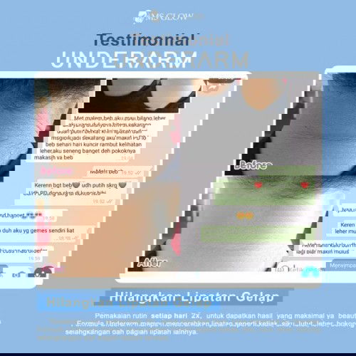 untuk menghilangkan LIPATAN HITAM