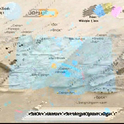 Berbagi perlengkapan bayi