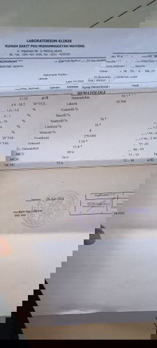 Cara menaikkan HB yg rendah gimana y bund