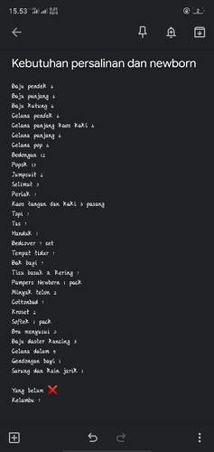 Menurut bunda cukup tidak untuk persalinan dan newborn ??