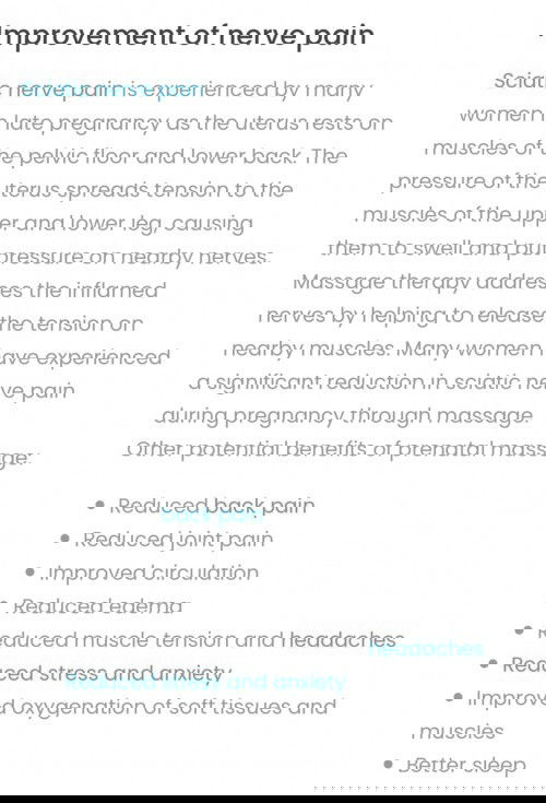 Massage on pregnancy