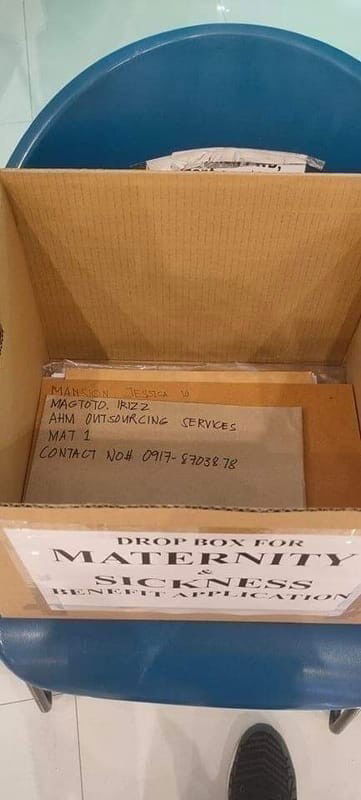 Maternity Notification (SSS)