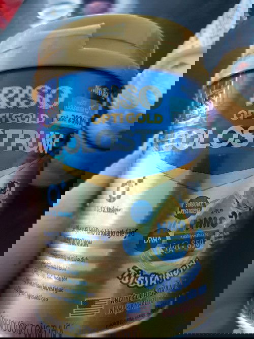 Có m nào cho con uống sữa riso hk