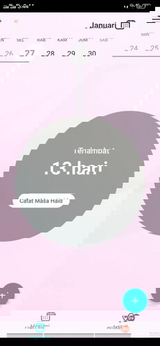 Kemungkinan kista 1cm atau folikel telat haid