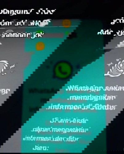 Cek Whatsapp bunda...