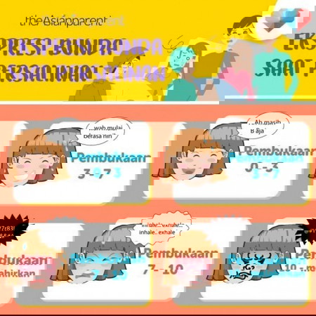 Ekspresi saat melahirkan