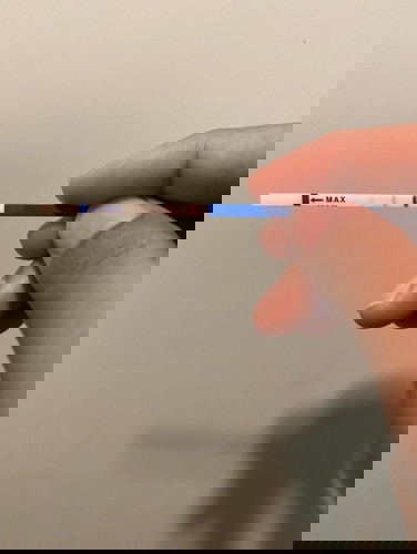 Positive / faint line