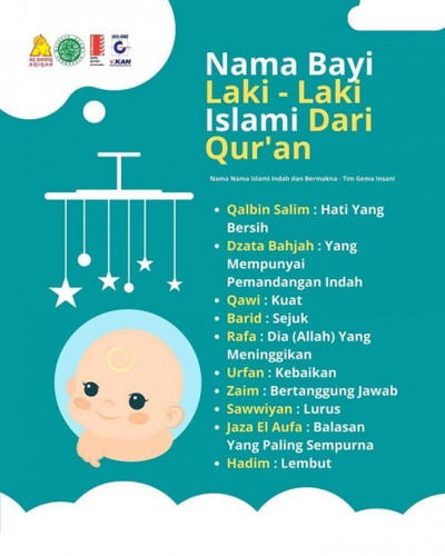 NAMA BAYI LAKI LAKI ISLAMI
