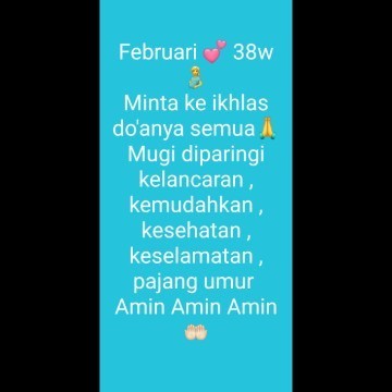 hpl 14 Febuari minta doanya bunda bunda π€²π» semoga cepet di beri gelombang cinta dari dek utunnya AMIN π€²π»π€²π»π