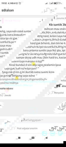Gak ada jawaban satupun