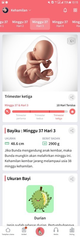 Adakah dsini bunda" 37wek sudah melahirkan