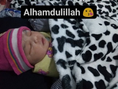 Alhamdulillah sudah lahir putri kecil ku