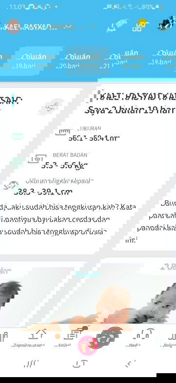 Kapan bayi bunda tengkureb?