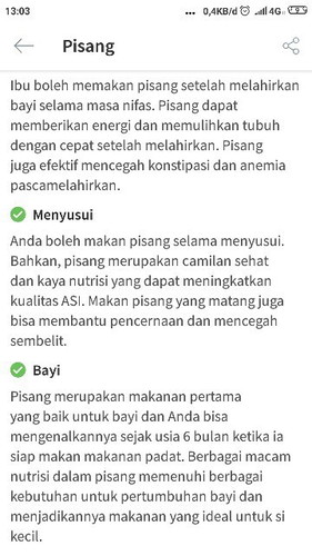 Persoalan Selingan Mpasi anak Usia 8 bulan #Pisang