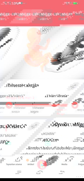 Minta do'a nya ya bun biar bayiku segera ngasih sinyal