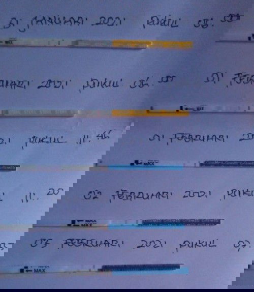 Mohon infonya soal hasil tespek saya bund 🙏