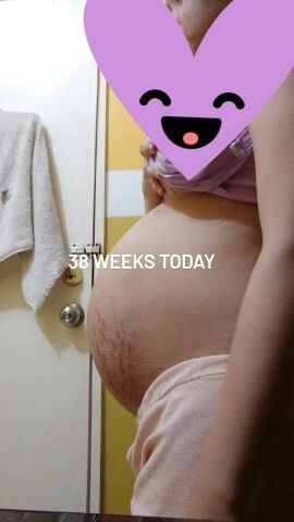 Mababa napoba tiyan ko?? 38 weeks