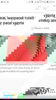 Maaf bund agak jorok