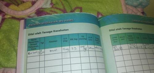 Seputar keterangan buku kehamilan
